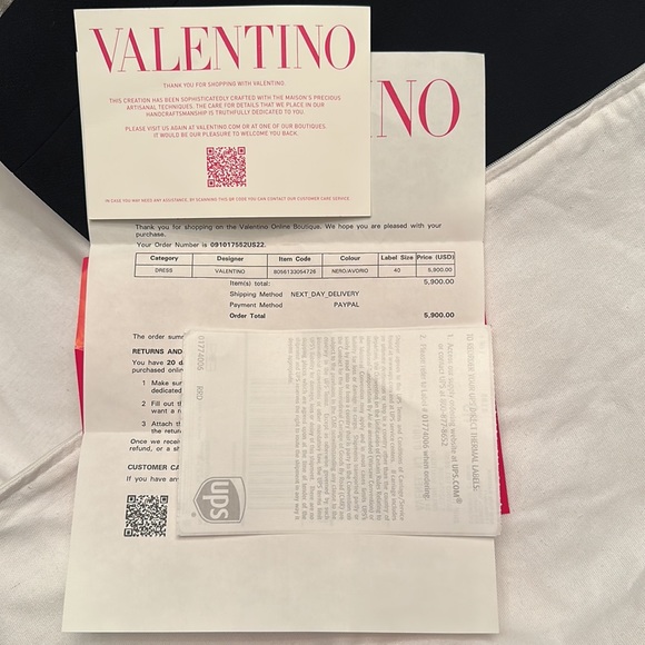 NWT never worn $5900 plus tax!! Still available online for full price. - Picture 3 of 6